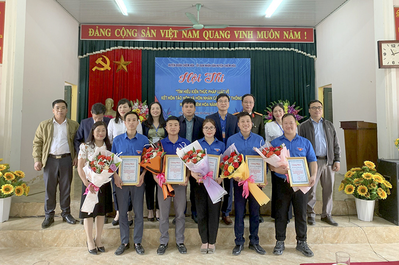 Ghi nhận từ Hội thi kiến thức pháp luật về kết hôn tảo hôn và hôn nhân cận huyết thống huyện Chiêm Hóa năm 2023