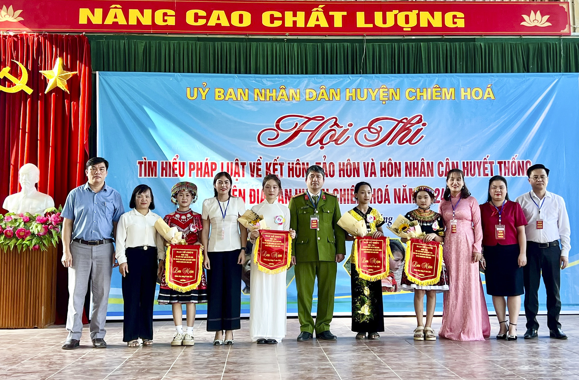 Hội thi tìm hiểu kiến thức pháp luật về  kết hôn, tảo hôn và hôn nhân cận huyết thống năm 2024