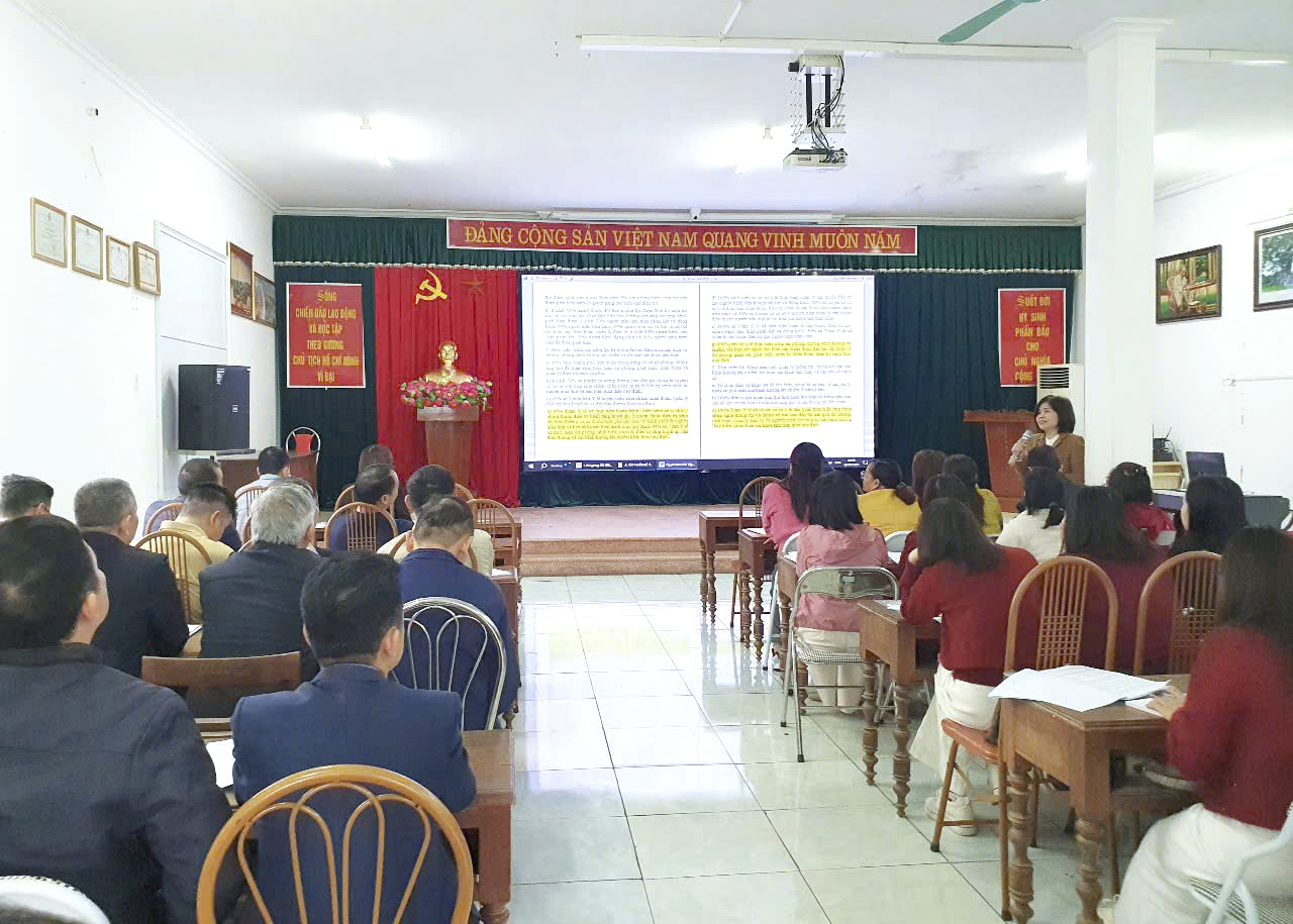 Tập huấn nâng cao năng lực phát hiện và quản lý, điều trị bệnh không lây nhiễm