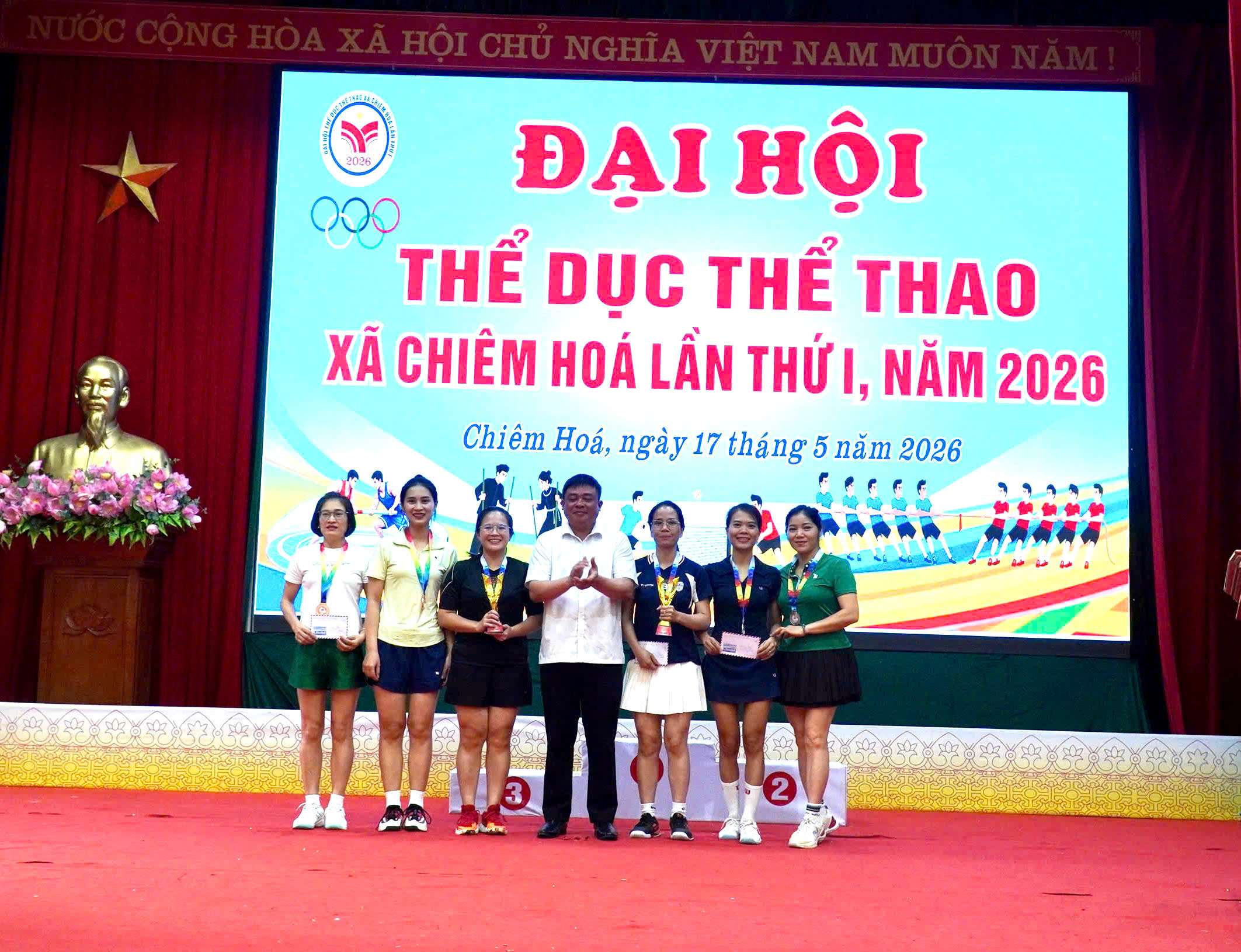 Chiêm Hóa bế mạc Đại hội Thể dục thể thao xã lần thứ I năm 2026