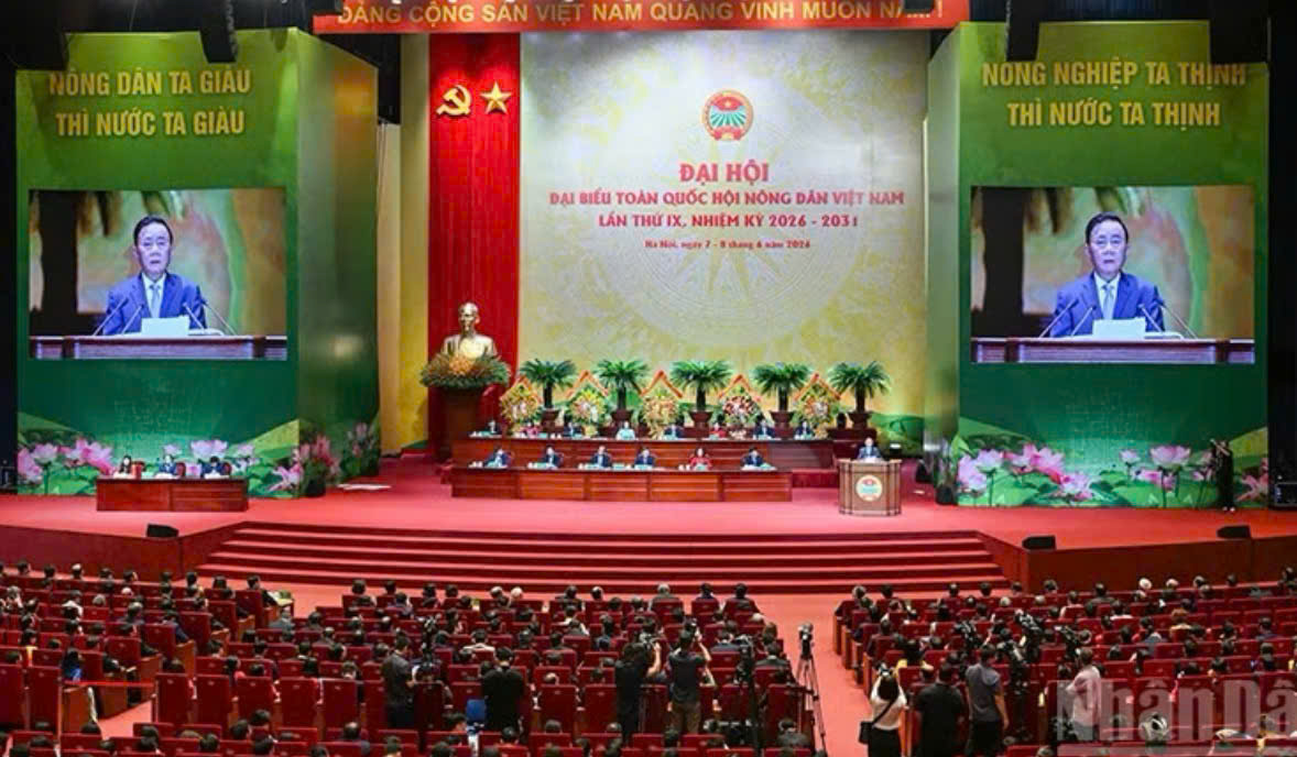 Khai mạc trọng thể Đại hội đại biểu toàn quốc Hội Nông dân Việt Nam lần thứ IX