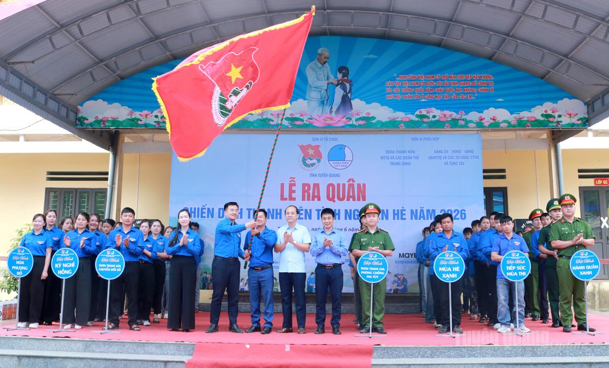 Ra quân Chiến dịch Thanh niên tình nguyện hè năm 2026